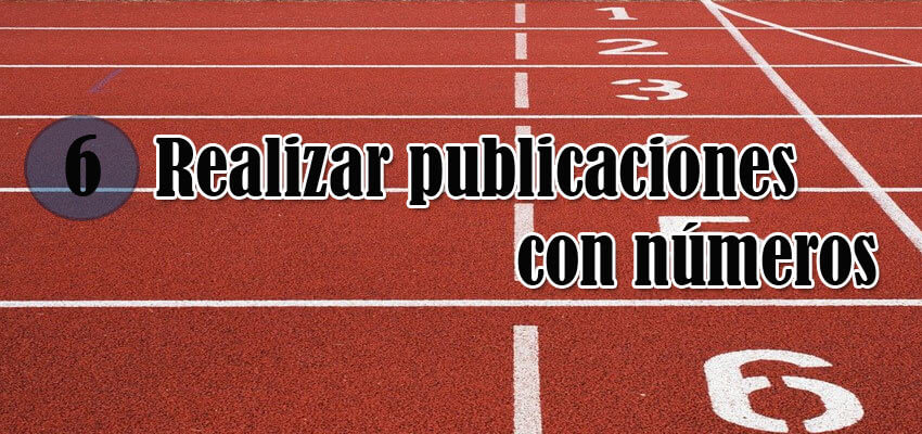 Las publicaciones con número mejoran el posicionamiento seo