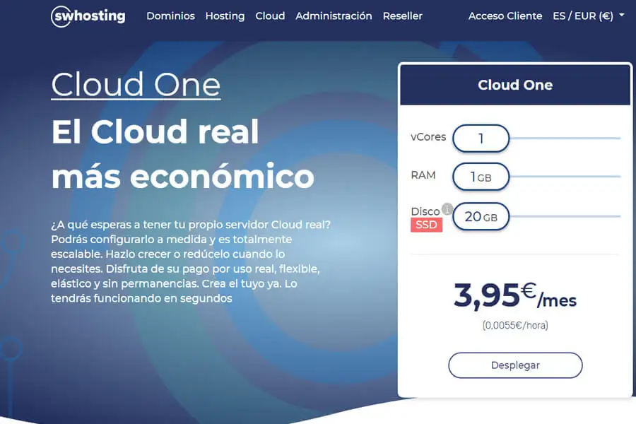 Cloud Barato España