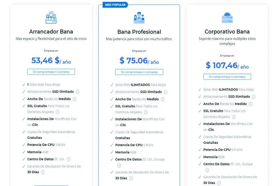 Hosting barato y bueno