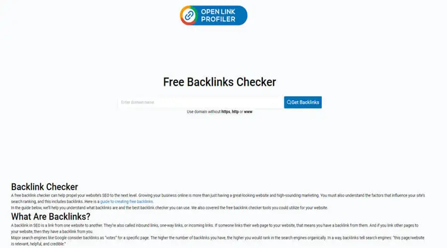 herramienta openlinkprofiler
