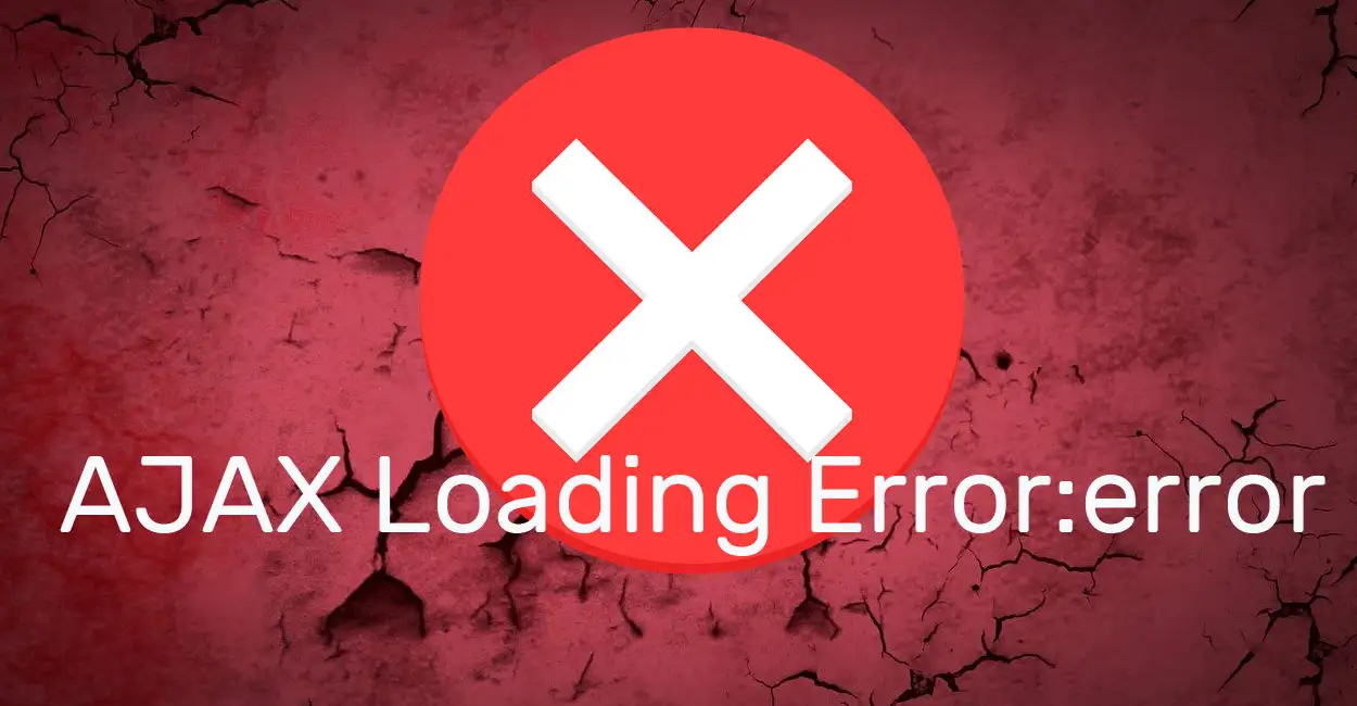Ajax loading error:error Joomla