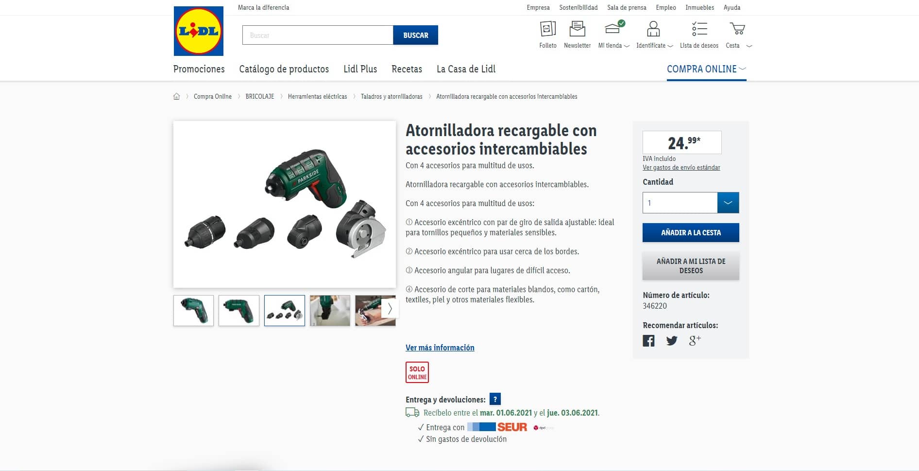 Plataforma de afiliación Lidl