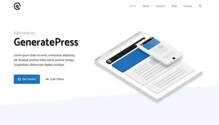 Mejores Temas WordPress GeneratePress
