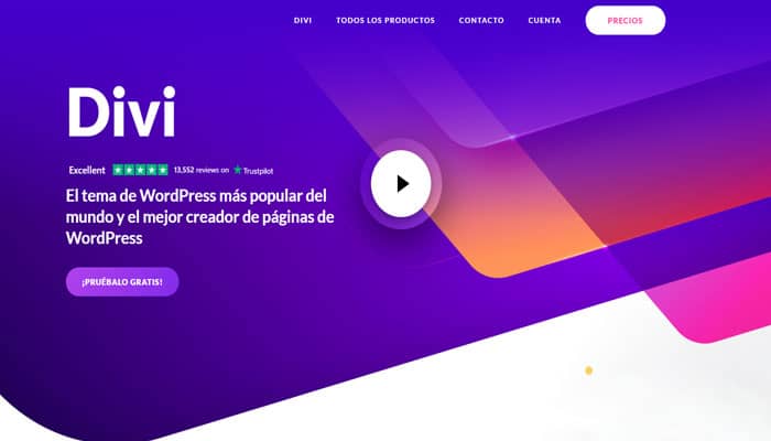 Mejores templates WordPress Divi