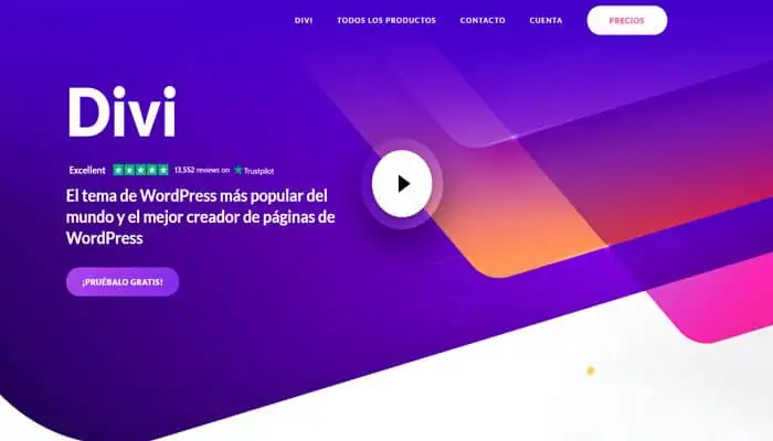 Mejores templates WordPress Divi