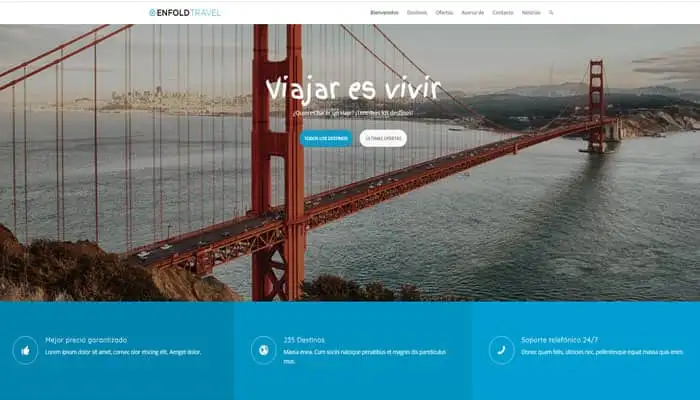 Plantillas WordPress recomendadas Enfold